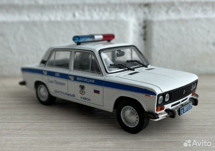 Модель автомобиля ваз 2106 масштаб 1:43