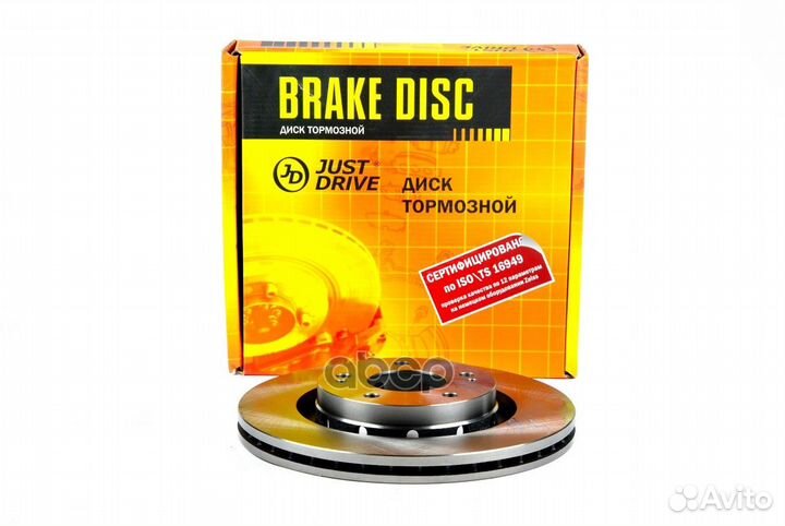 Диск тормозной передний DF6174 (293,9x24) JBD01