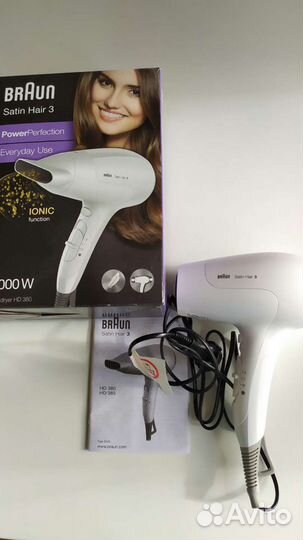 Фен для волос новый Braun Satin hair 3