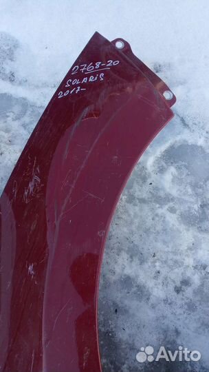 Крыло переднее правое Hyundai Solaris