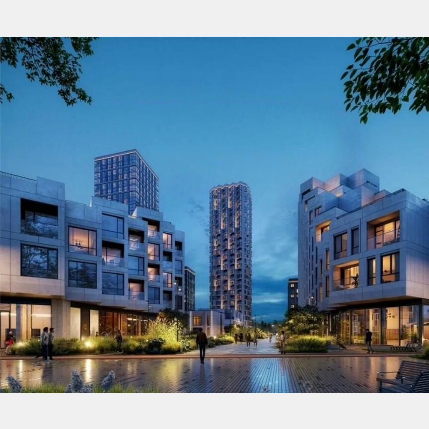 2-к. квартира, 60 м², 6/27 эт.