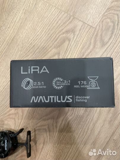 Катушка для зимней рыбалки Nautilus Lira Black