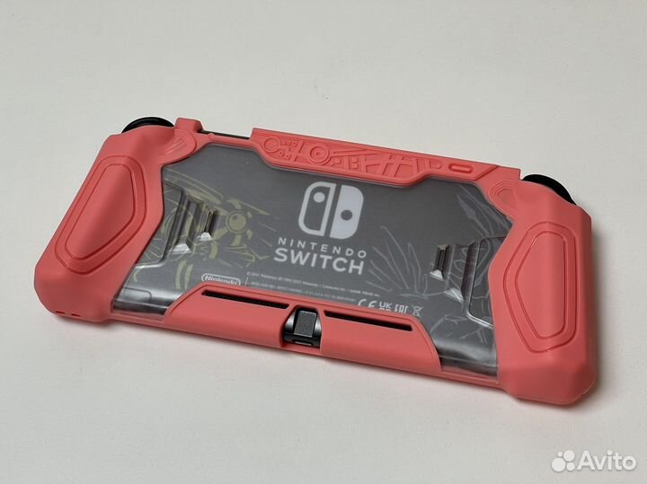 Грип-кейс для Nintendo Switch (чехол коралловый)