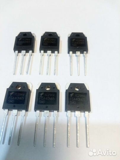 Транзисторы (igbt) fga40n65smd