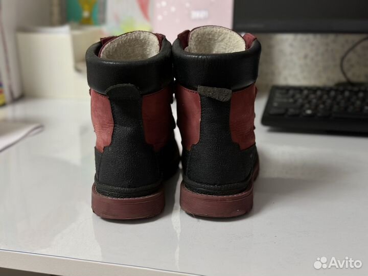 Ботинки для девочки 27 (29) на байке