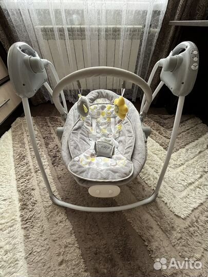 Детские качели Babyton Funny Time 2в1 Grey SW108