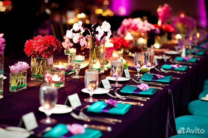 Организация юбилеев, свадеб под ключ