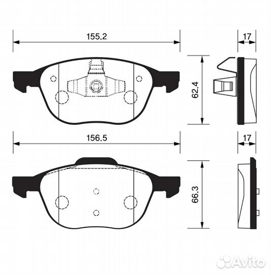 Тормозные колодки Kia/Hyundai