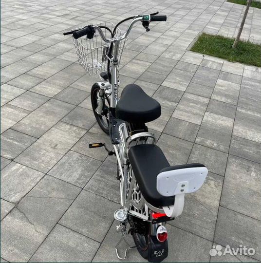 Электровелосипед minako V8 Pro 12Ah с корзиной
