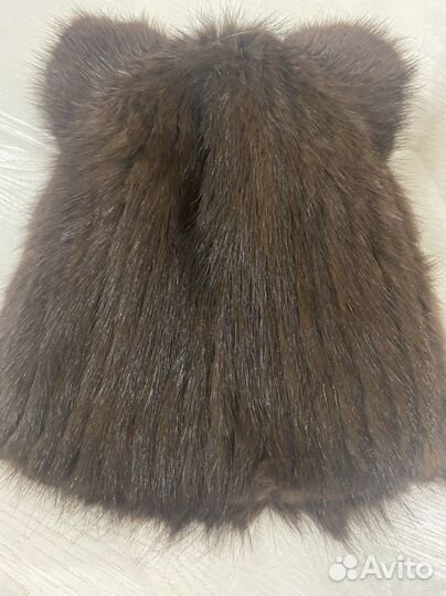 Шапка норковая женская