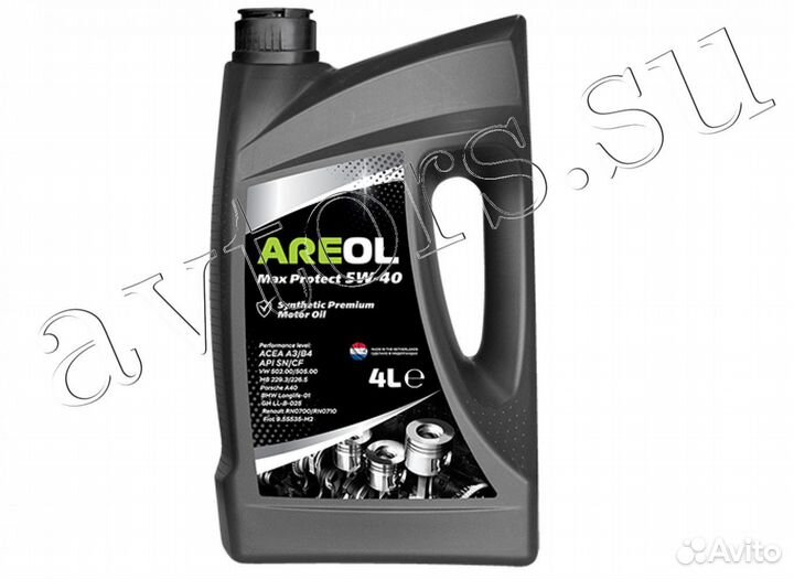 Масло моторное Areol 5W40 5 4 1 литр Нидерланды