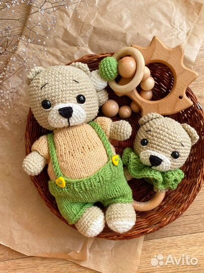 Набор вязаных игрушек