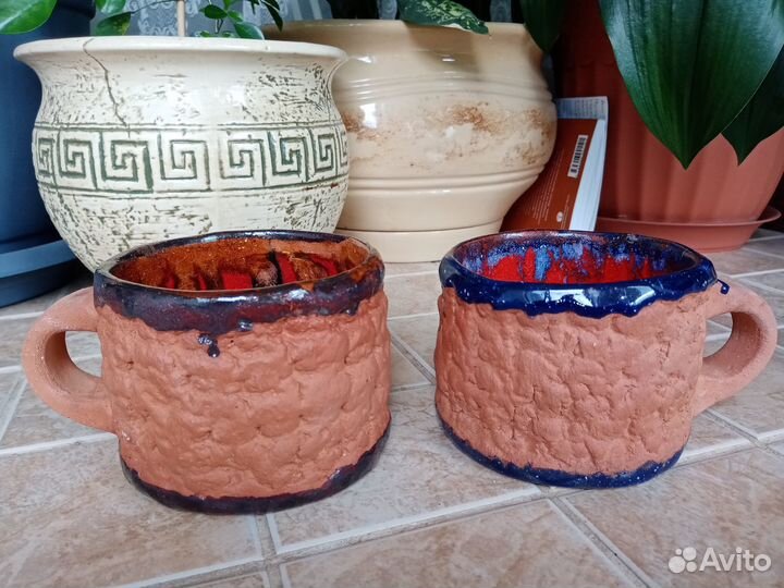 Глиняная кружка