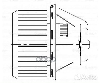 Вентилятор отоп. LFh 0790 luzar