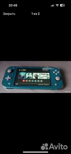 Nintendo switch lite с играми