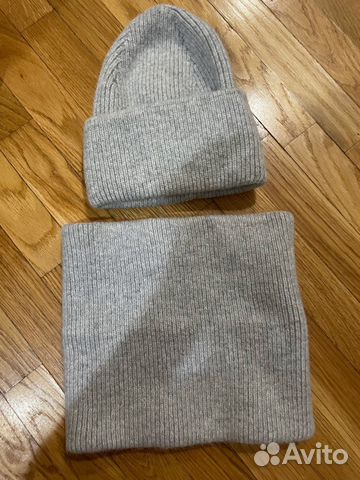 Комплект шапка и снуд женский