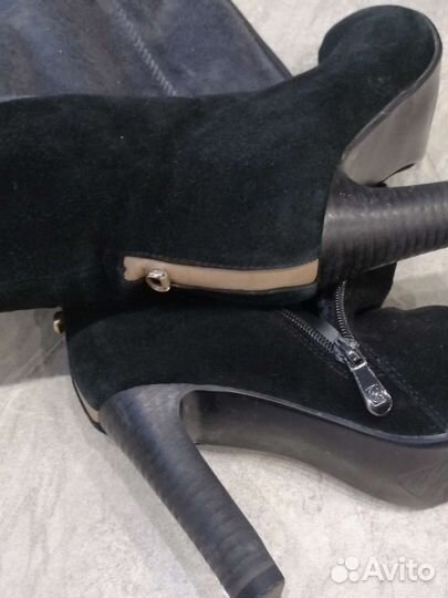 Зимние Сапоги ботфорты