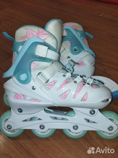 Роликовые коньки детские раздвижные
