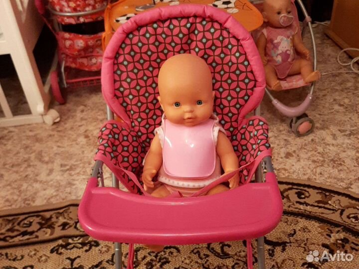 Стульчик для кормления кукольный
