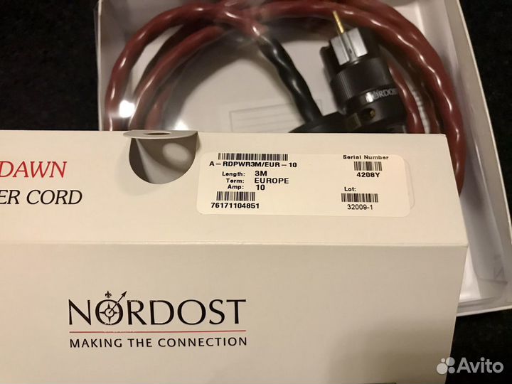 Кабель Nordost Red Dawn 3 метра