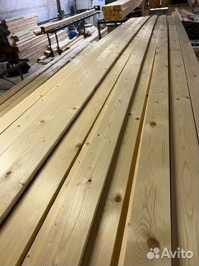 Доска обрезная сухая строганная 20х146х6000
