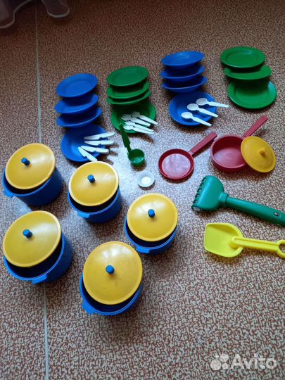 Посудка кухонная игрушечная детская
