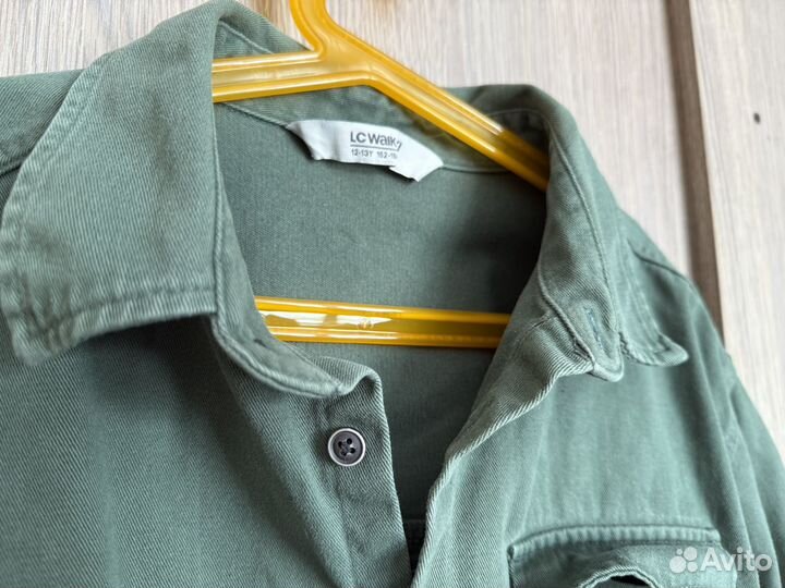 Джинсовая рубашка hm