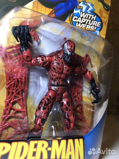 Фигурка Carnage Hasbro 2008 Карнаж Человек Паук