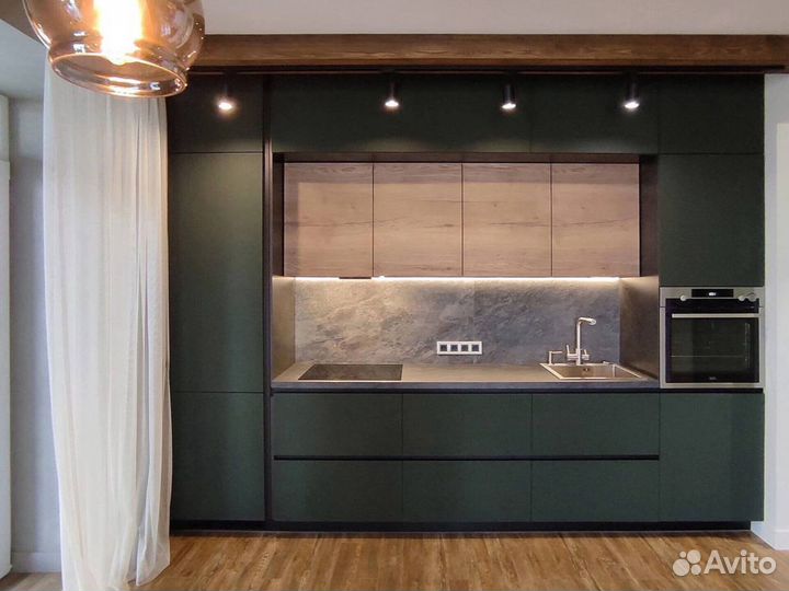 Кухонный гарнитур прямой кухня