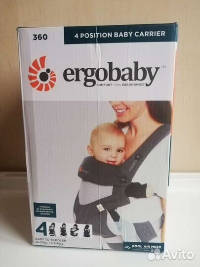 Эргорюкзак ergobaby 360