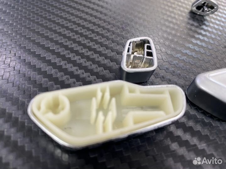 Кнопка сидения хром по 1 штуке Mercedes w212