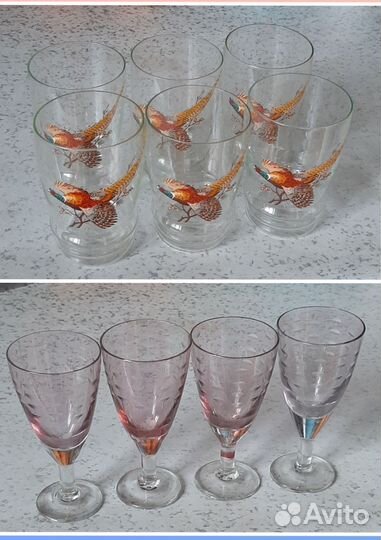 Рюмки, стаканы СССР