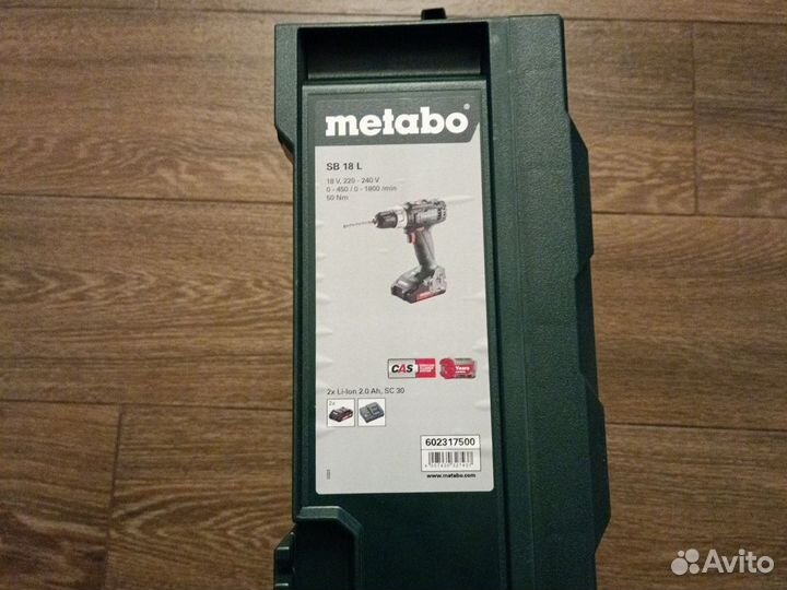 Аккумуляторная дрель шуруповерт metabo