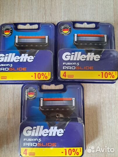 Gillette Fusion 5 Proglide, 4 шт. оригинал