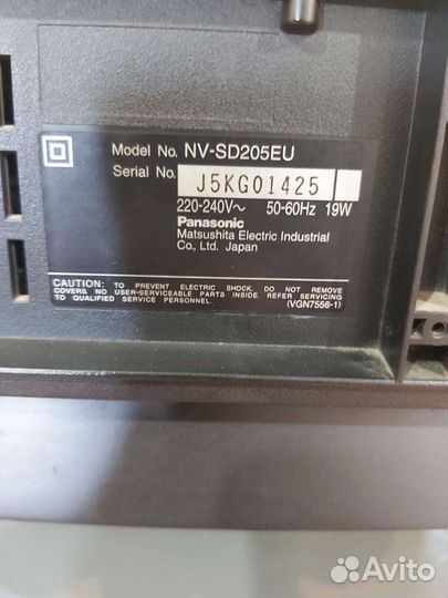 Видеомагнитофон panasonic