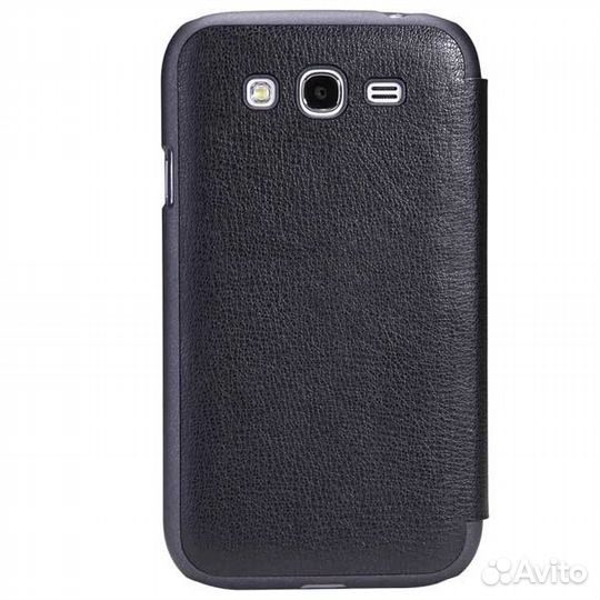 Фирменный Чехол-книжка на samsung Grand Neo (чёрн)