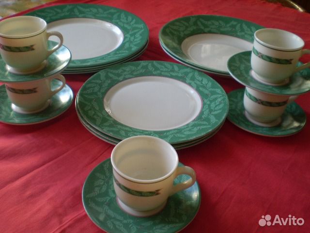 Неполный сервиз французский фирмы Arcopal