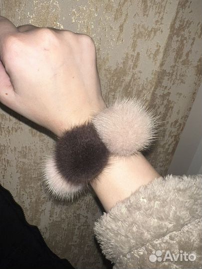 Резинки для волос из норки