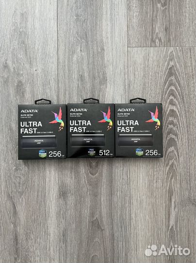 Внешний ssd диск Adata 256gb/512gb se760 новый
