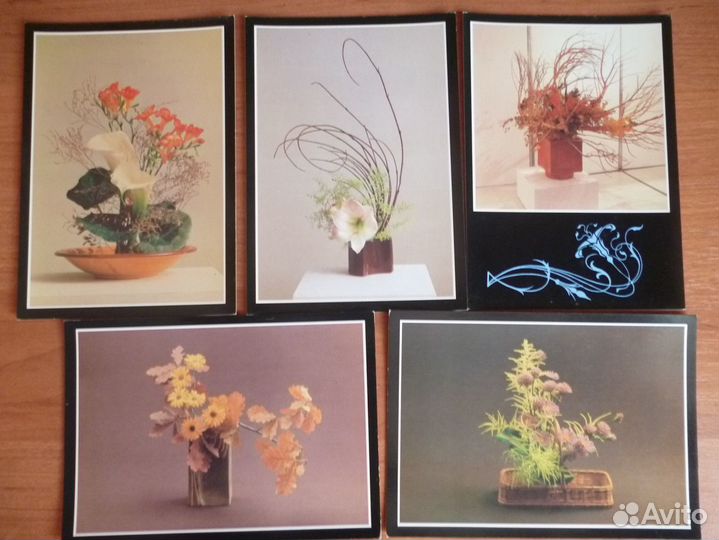 Искусство букета ВДНХ СССР набор открыток