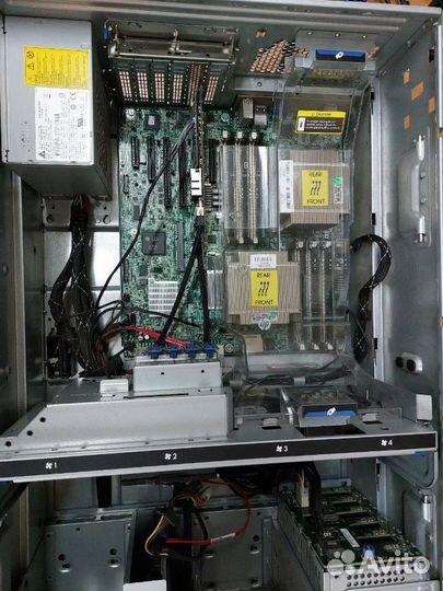 Сервер hp ml350e(Xeon 2470*2,128gb,1tb)
