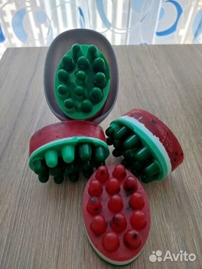 Мыло ручной работы массажное