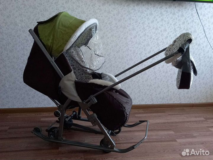 Санки коляска ника