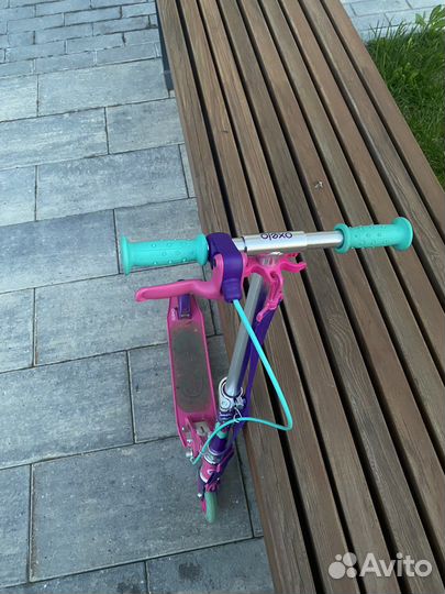Самокат детский для девочки бу
