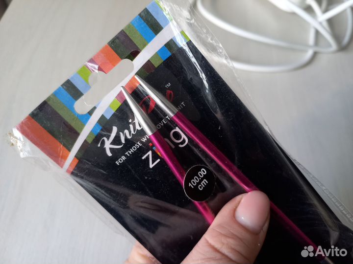 Спицы knipro zing круговые вязание