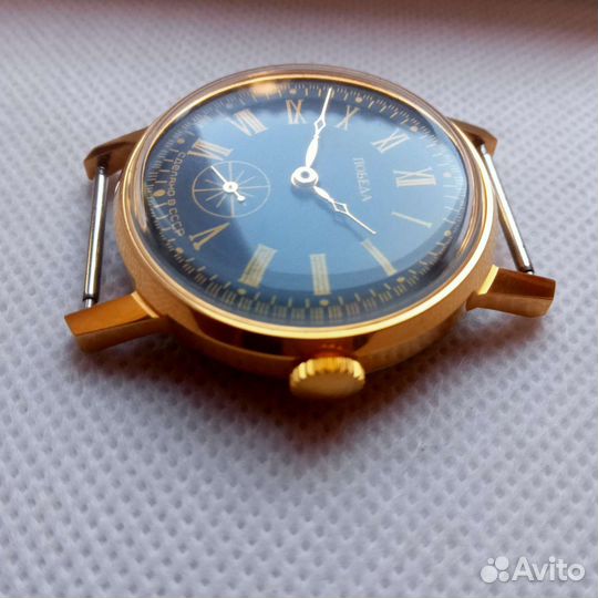 Часы СССР наручные Победа позолоченные