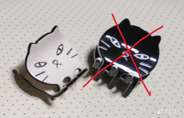 Краб для волос Mon PlaisiR 10-37* Котик Франция