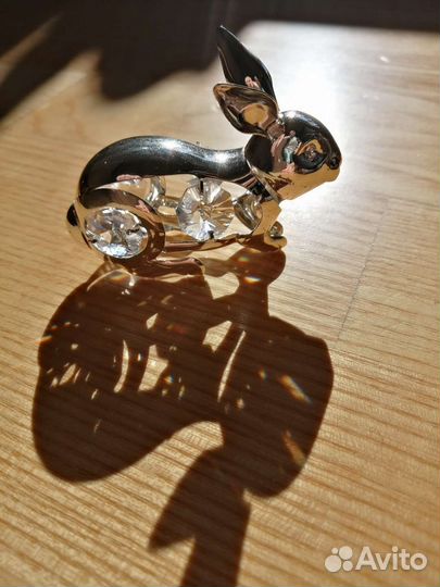 Фигурка с кристаллами swarovski Заяц