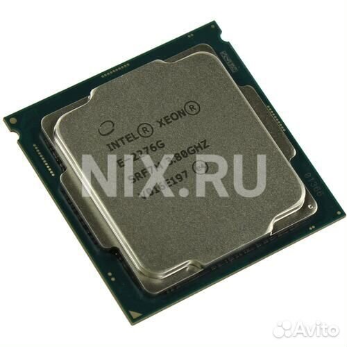 Серверный процессор CPU Intel, Xeon E-2276G,12 MB Cache, 3,8 Ghz, 6 Core, LGA1151