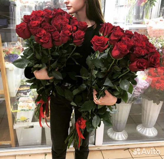 Красные розы Эксплорер Эквадор